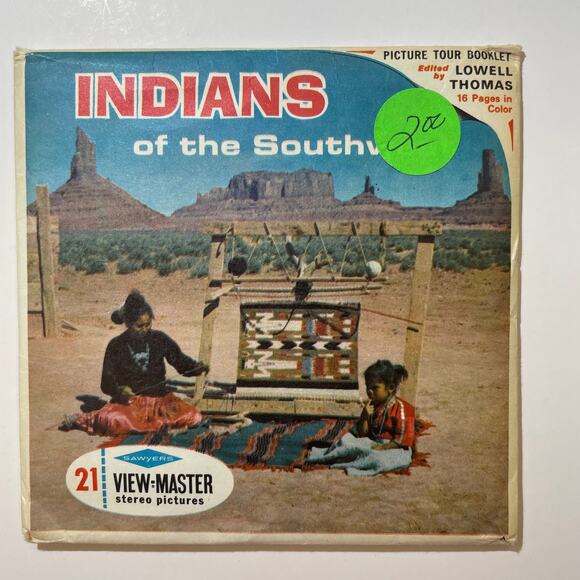 Sawyer's B721 Indians of the Southwest Native Americans View-master Reels Packet - Picture 1 of 9